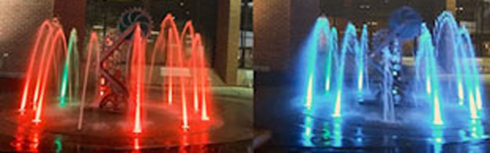 Kokomo city fountain